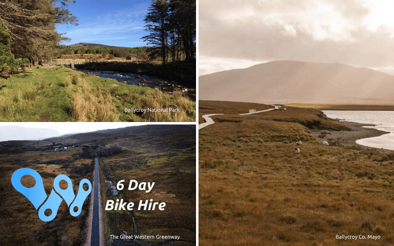 Six Day Bike Hire from Westport Bike Shop in County Mayo