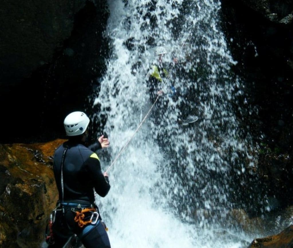 Canyoning with Naturimont at Rio Pombeiro in Serra de Montemuro