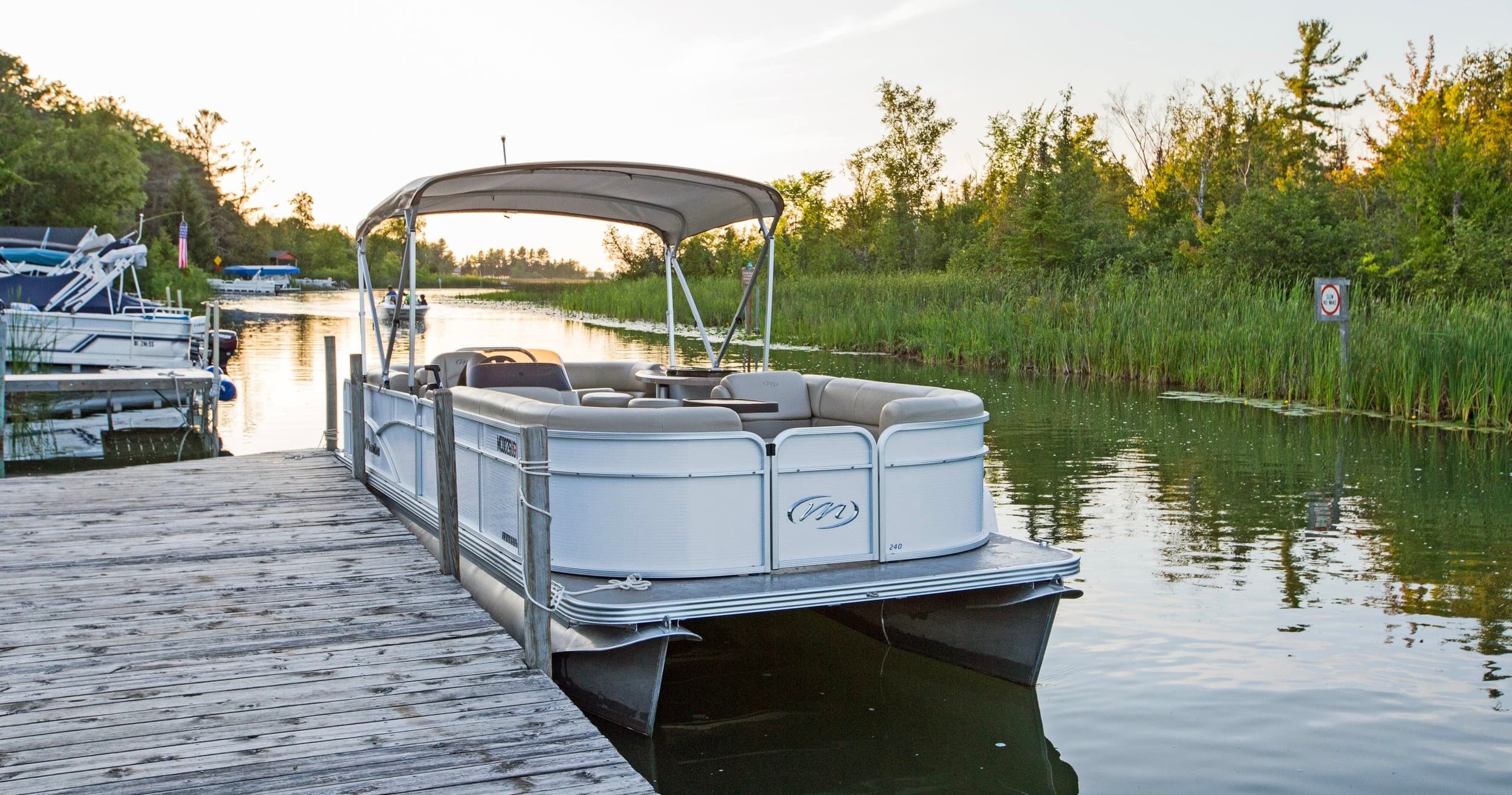 Deluxe 24ft Pontoon Adventure on Lake Leelanau, MI