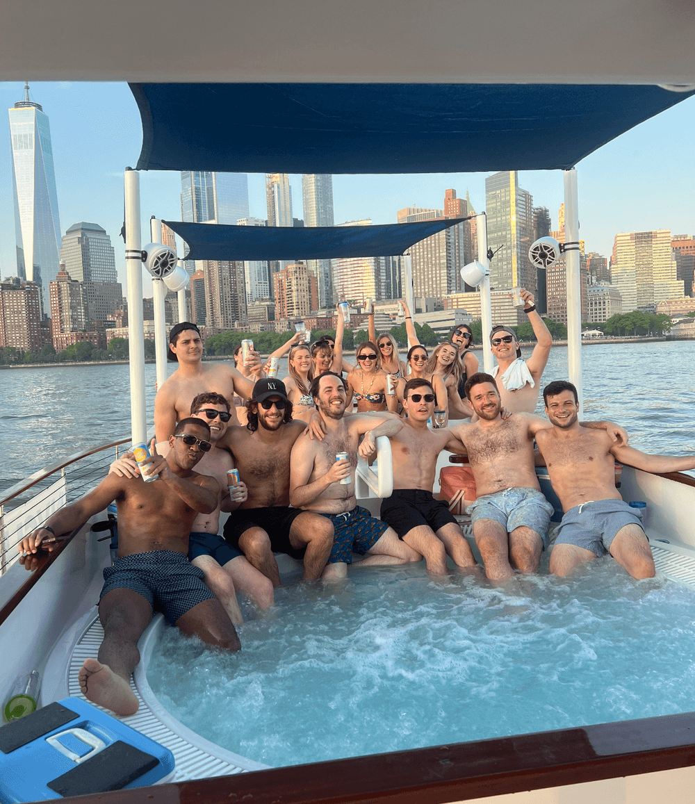 NY Harbor Hot Tub Boat Cruise with Sea the City
