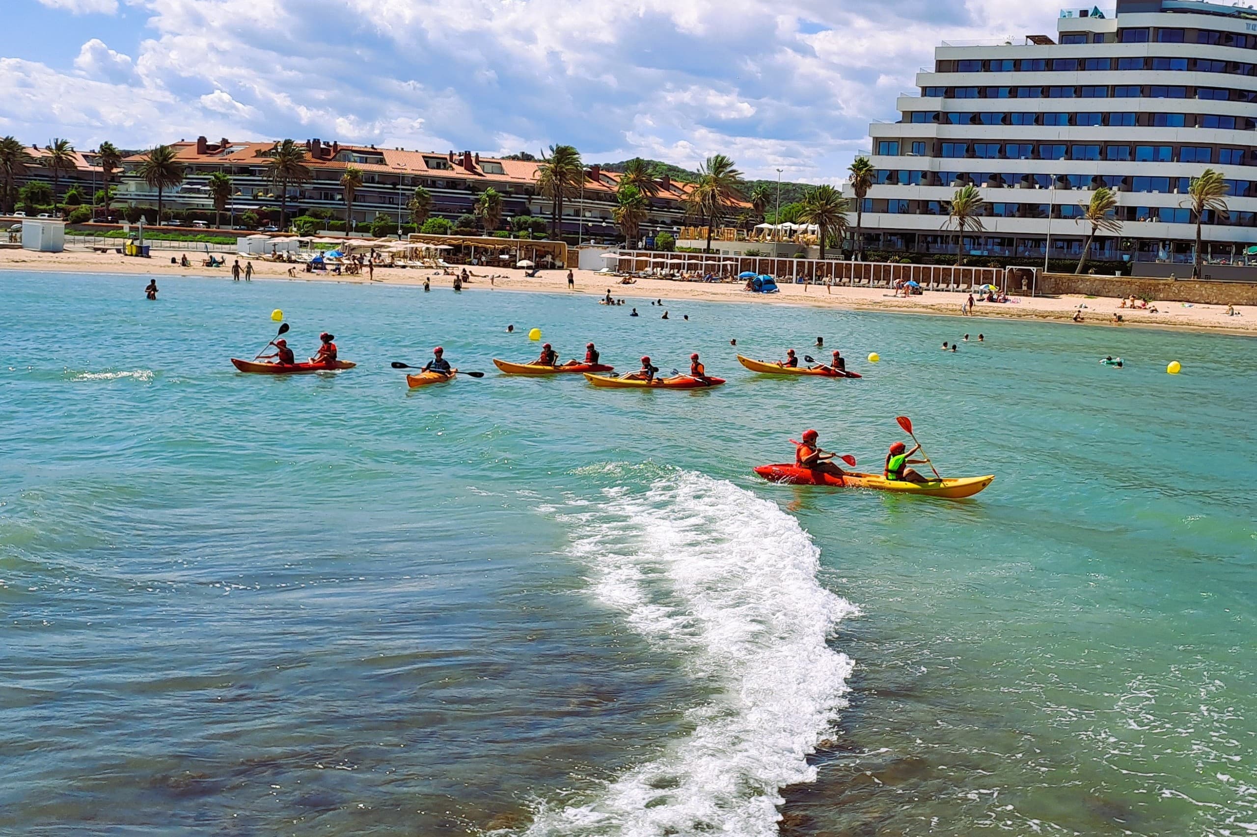 Nootka Marine Camp: Teen Kayak, Surfski & SUP Training on Sitges' Mediterranean Coast