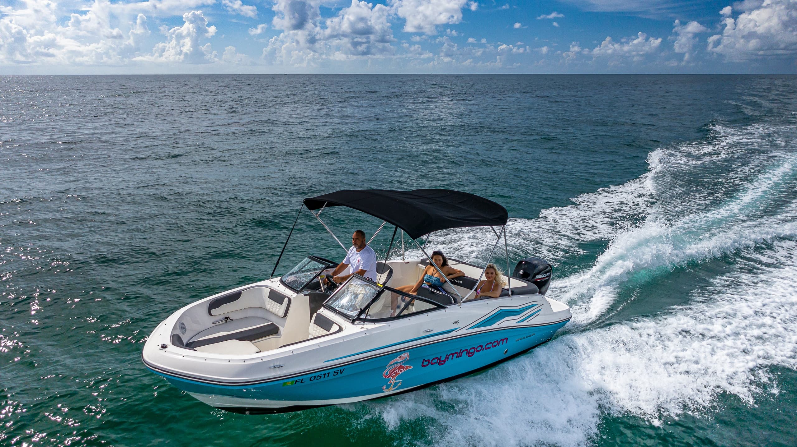 Bayliner Boat Cruises with Baymingo in Fort Lauderdale