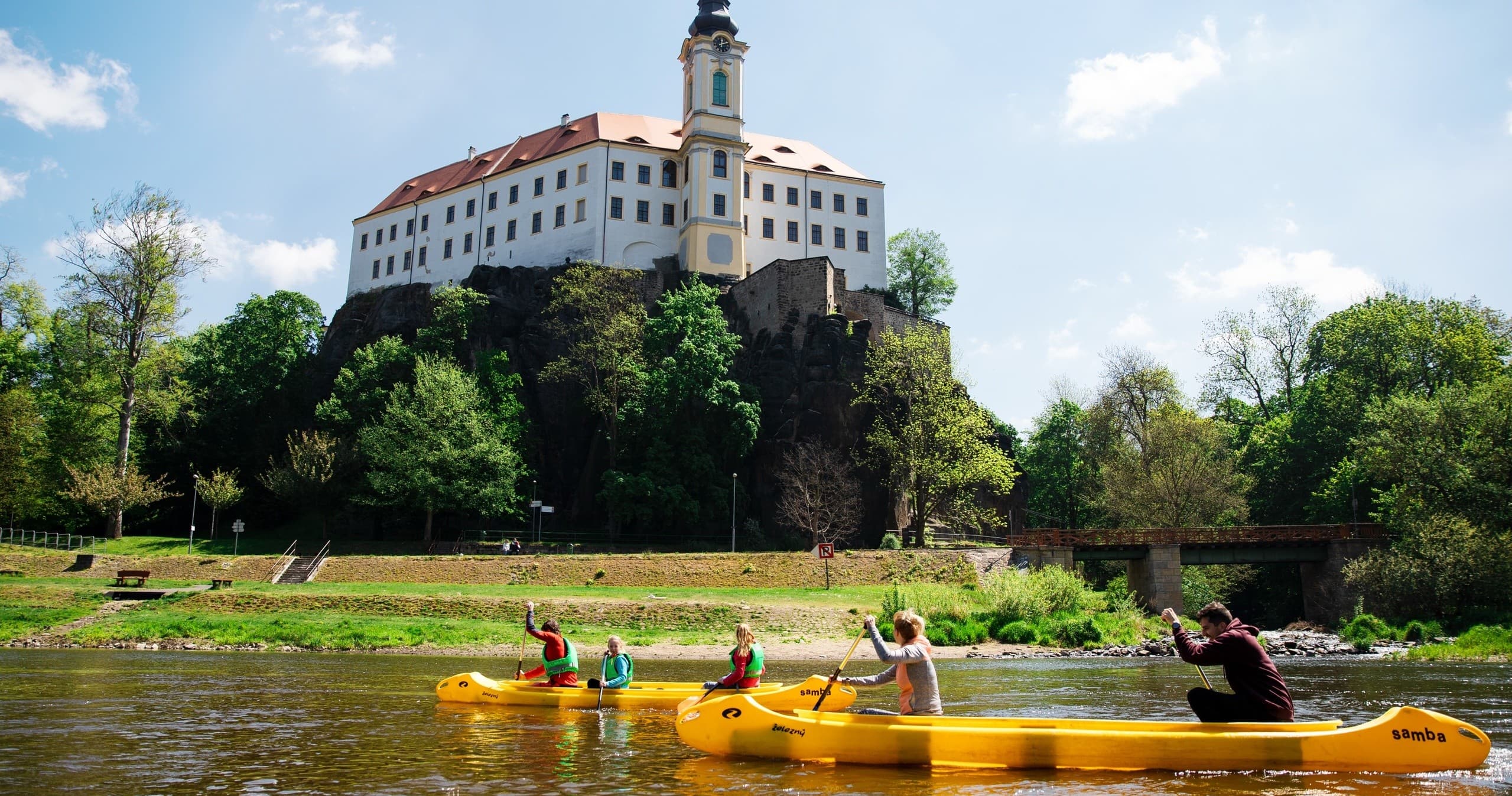 Bike & Canoe Tour with Active Point Děčín in Bad Schandau