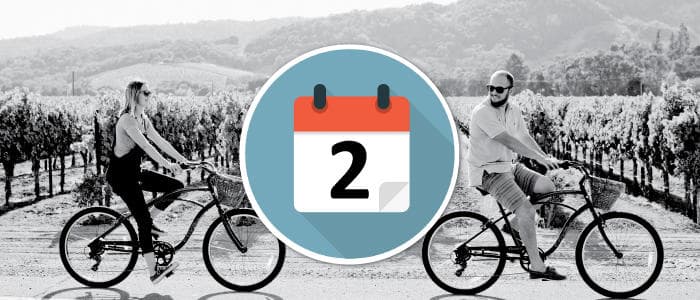 2-Day Bike Rental | Downtown Napa