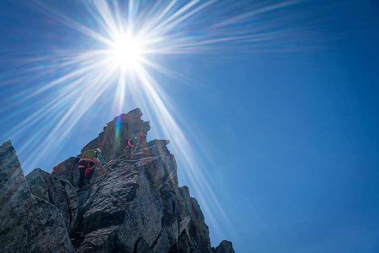 Mountain Climbing with Northern Alpine Guides in Lofoten