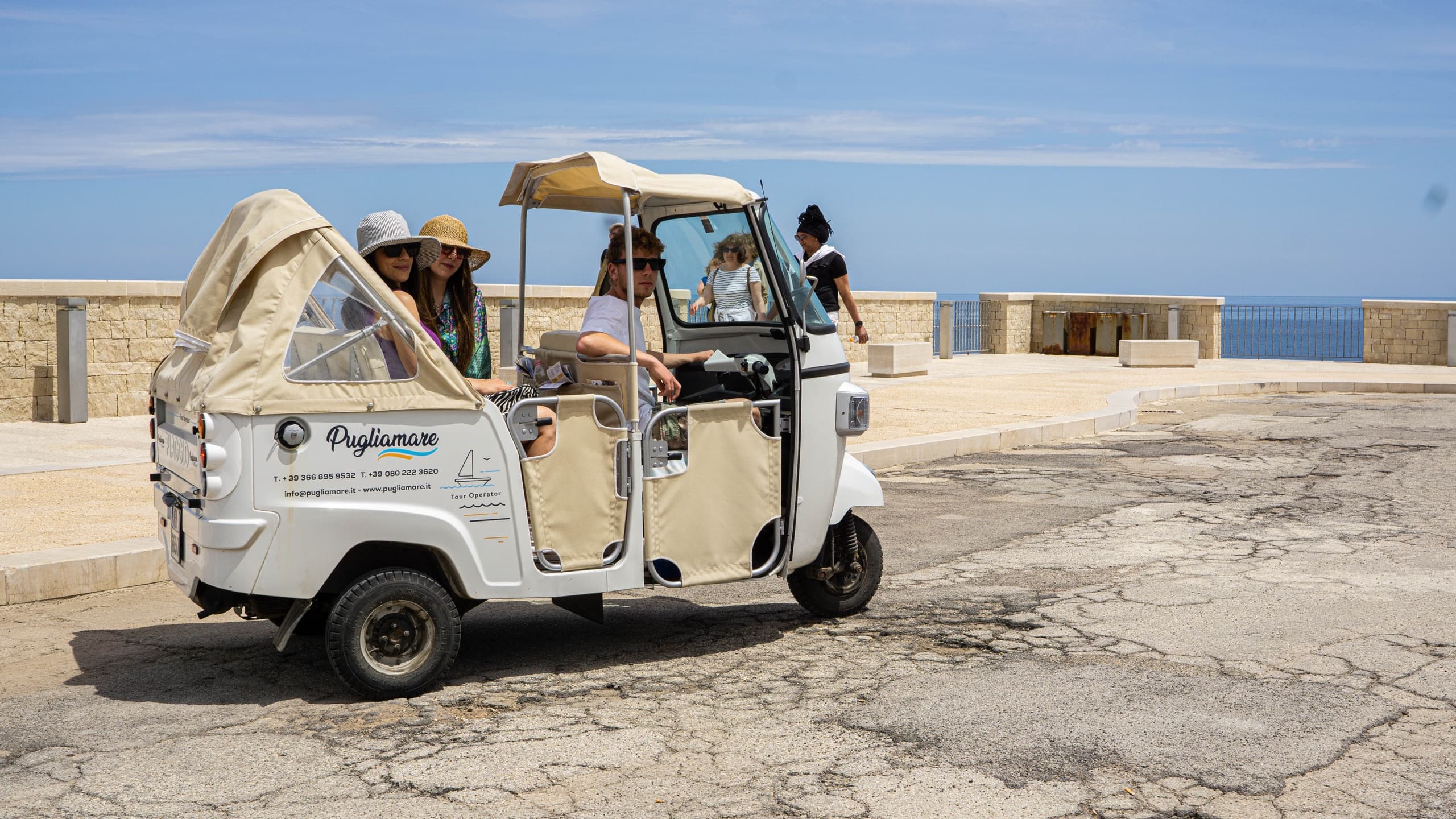 Explore Polignano a Mare’s Coastal Beauty on an Ape Calessino Tour