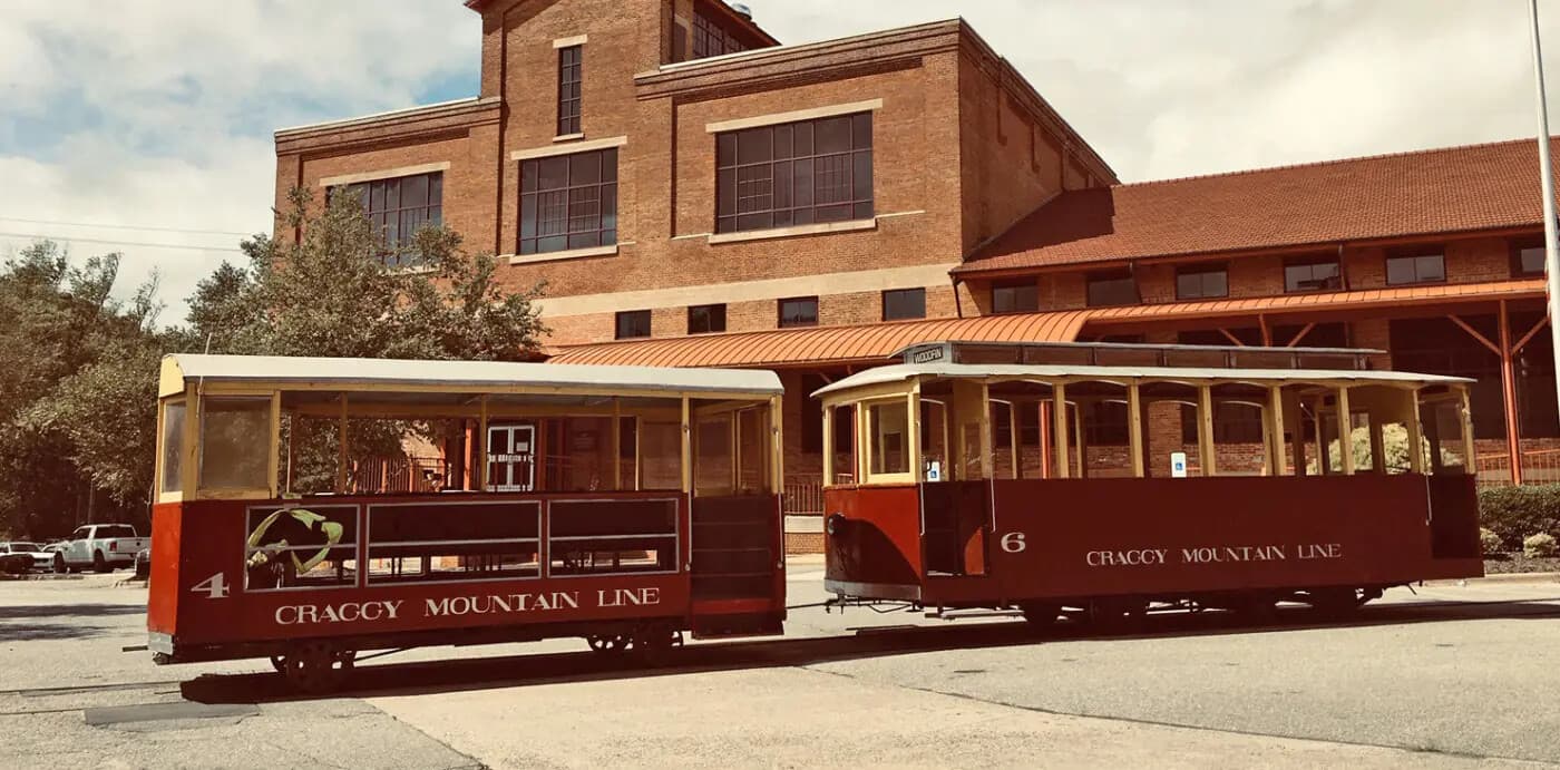 Asheville Trolley Ride to Silverline Park - 75-Minute Open-Air Rail Excursion