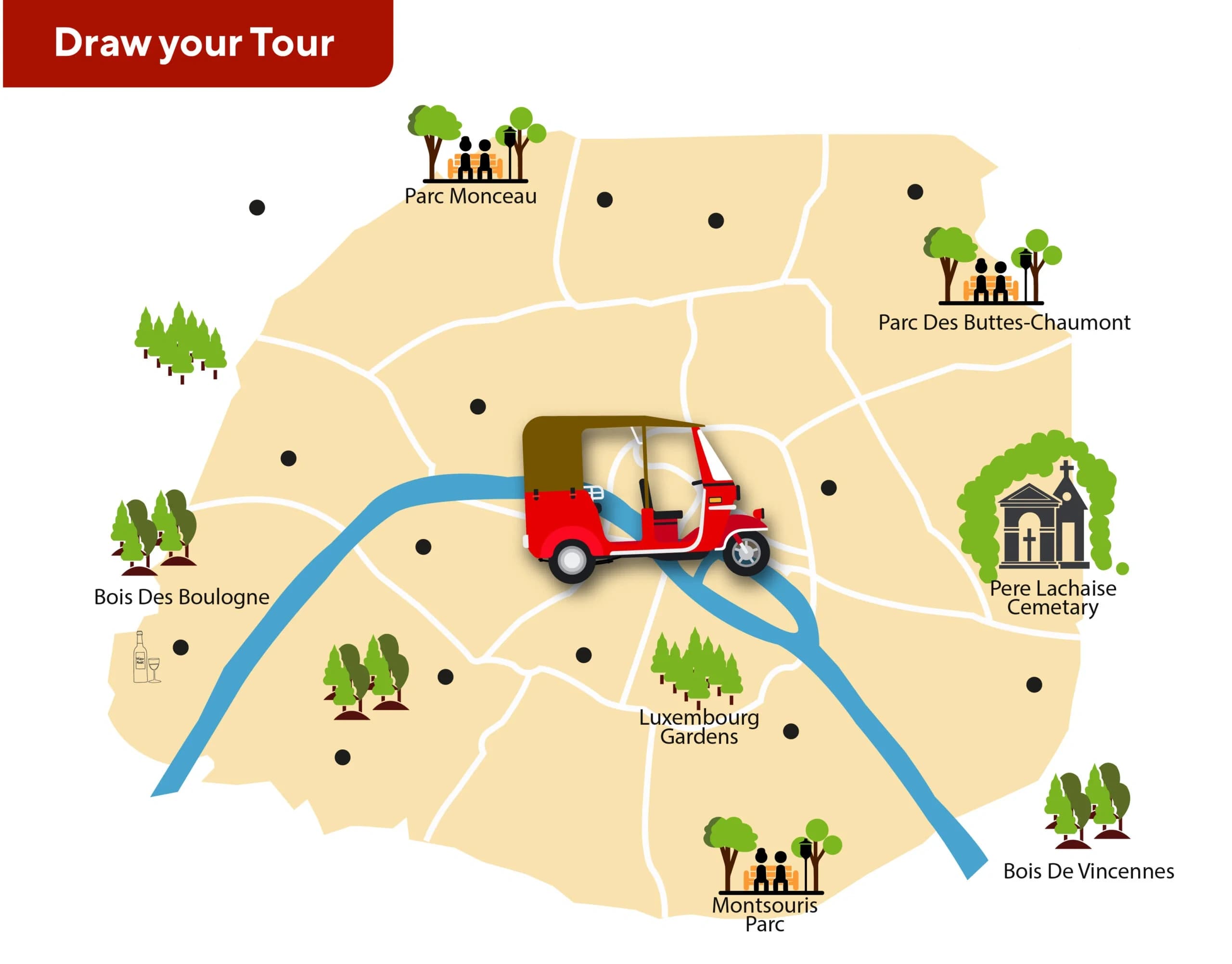 Paris Unlimited: Private 6-Hour TukTuk Tour of Paris’ Monuments and Hidden Streets