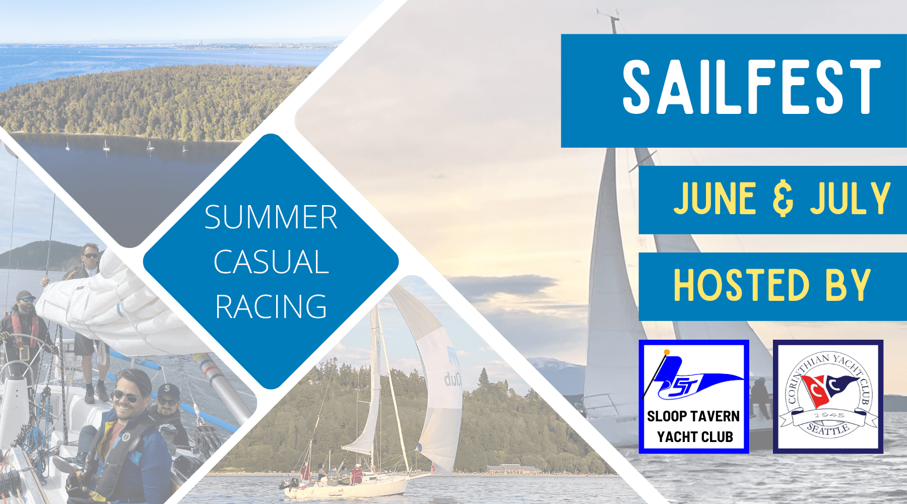 Sailfest June & July: Fun Sailing in Seattle, WA