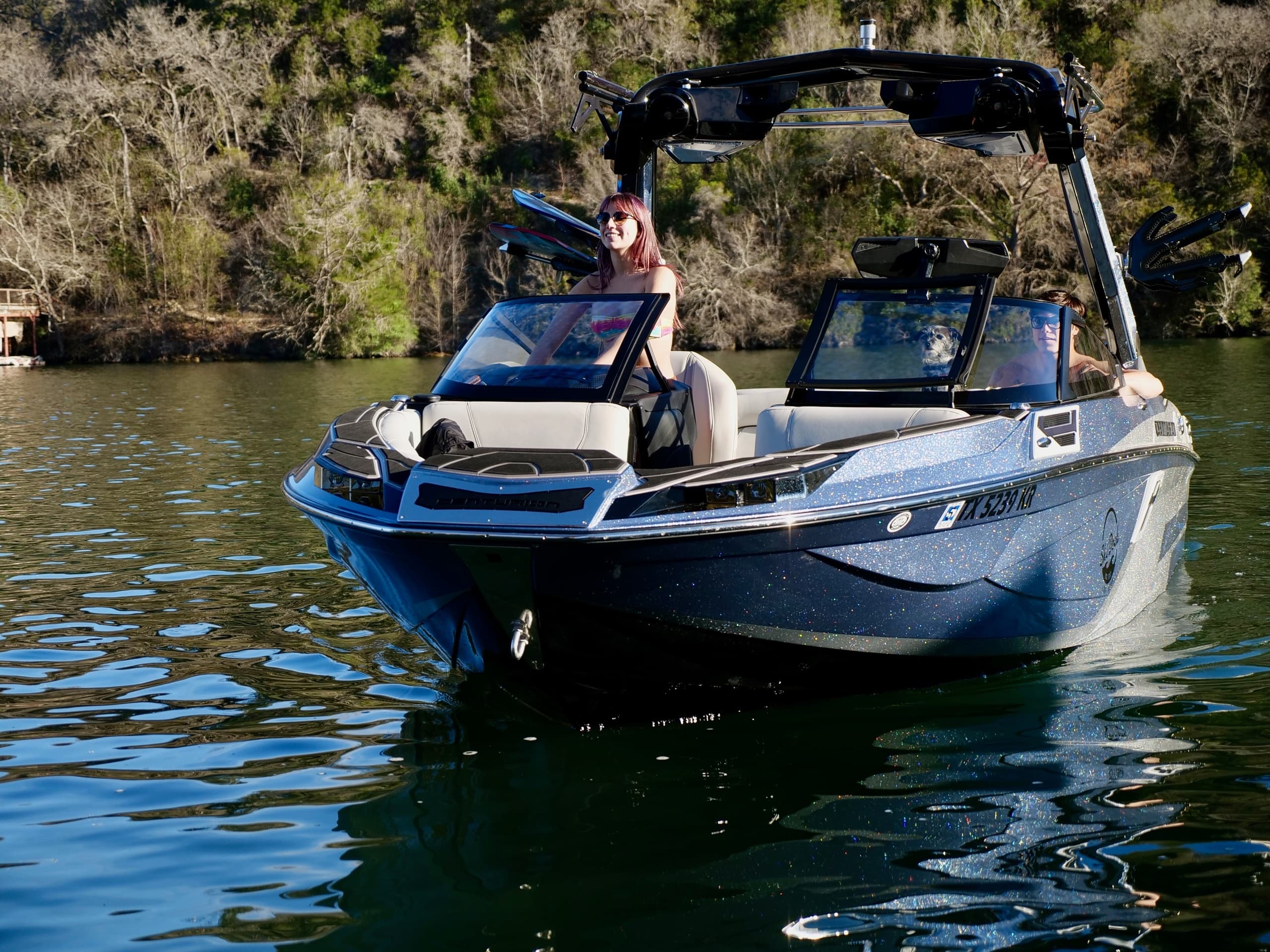 Water Activities: Float On Wakesurf Boat Adventure on Lake Austin