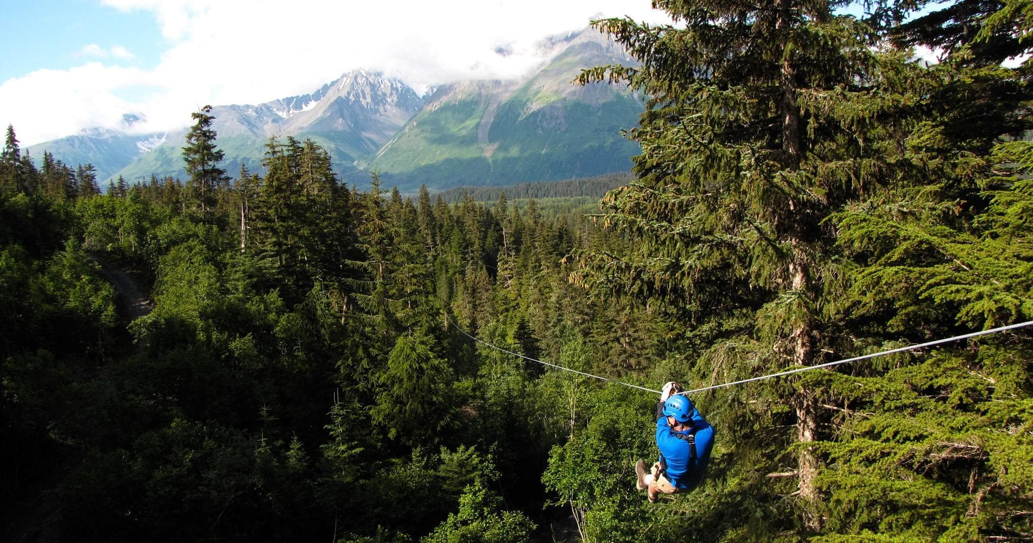 Stoney Creek Canopy Adventures in Seward, Alaska