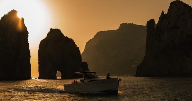 Boat Charters: Sunset Sailing with Pollio Family in Sorrento
