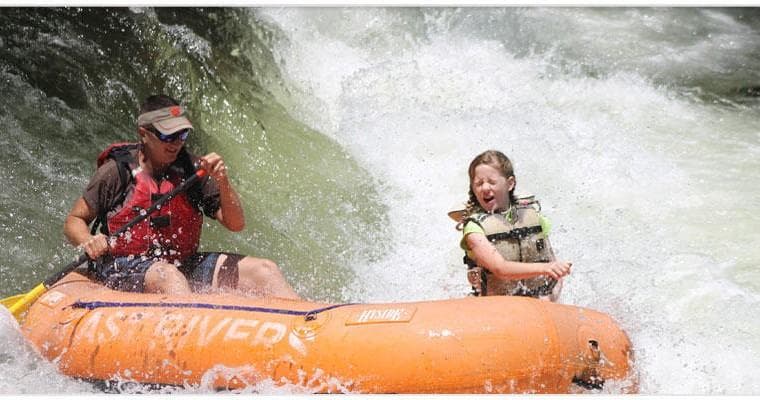 Paddle Funyak Adventures with Nantahala Rafting in Topton
