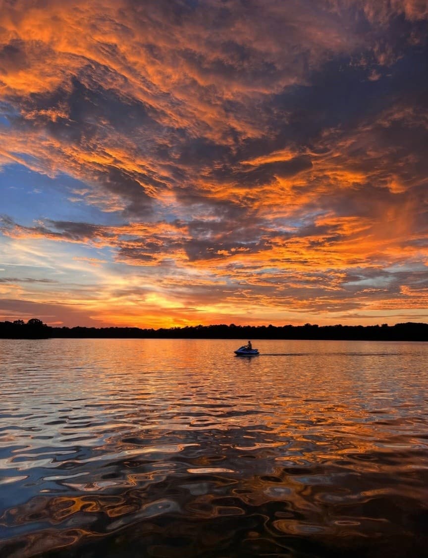 Sunset Guided Jet Ski Tour on Tims Ford Lake, Winchester, TN