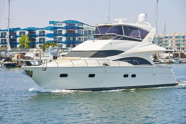 Exclusive 55' Marquis Flybridge Cruise in Marina del Rey