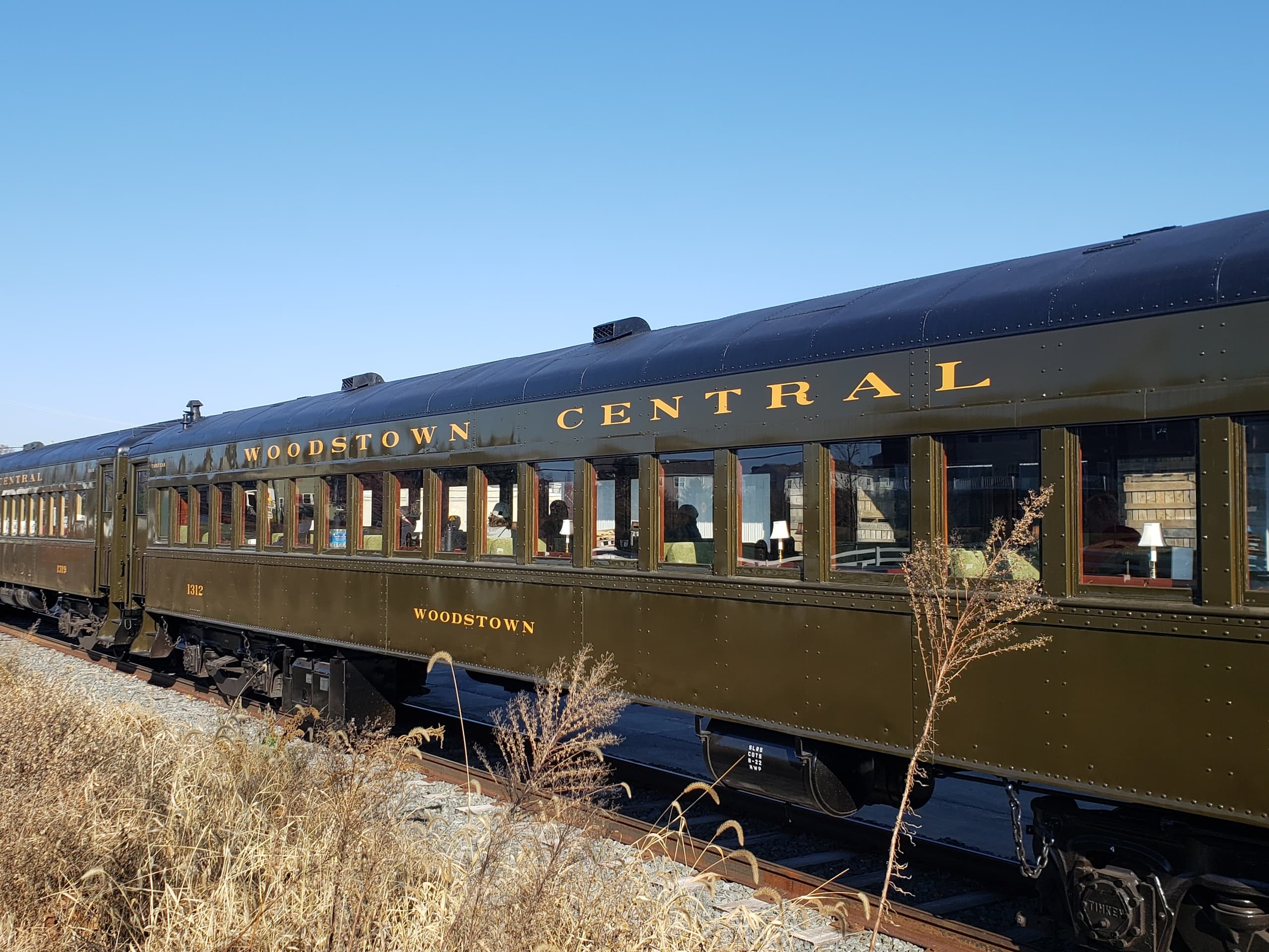 Film Festival Flyer: Mannington Photo Run on Woodstown Central Railroad — Premium Table Car Experience