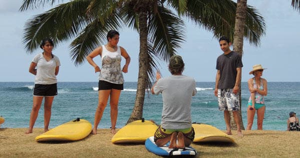 Kauai Surf School team
