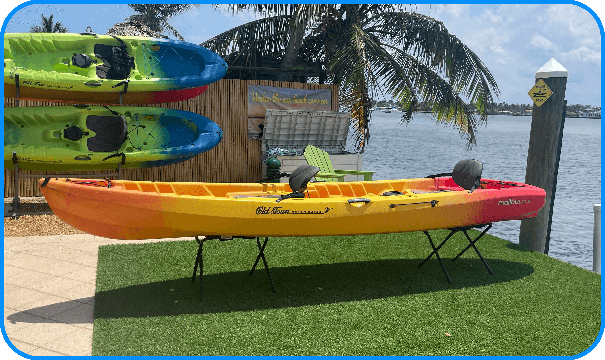 Tandem Kayak Adventure with Under the Sun Beach Services in Hollywood