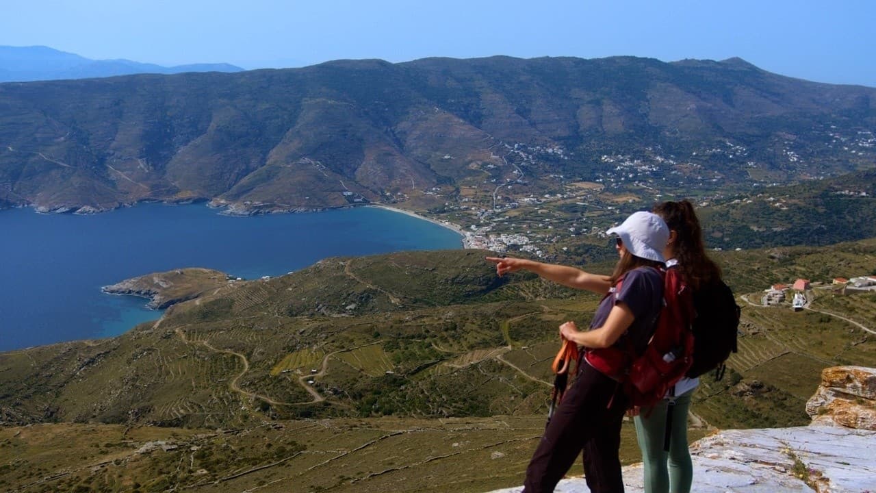 Bridge of Love to Pidima Beach: Korthi Coastal Tour on Andros