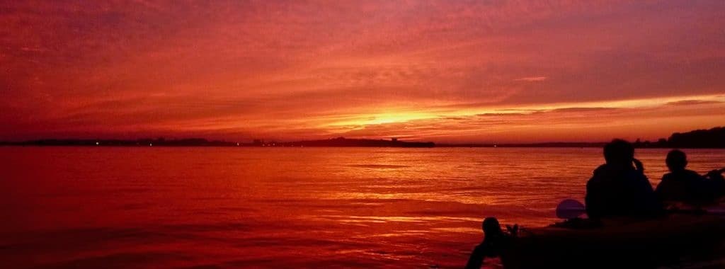 Sunset Boat Tours on Peaks Island Waterways