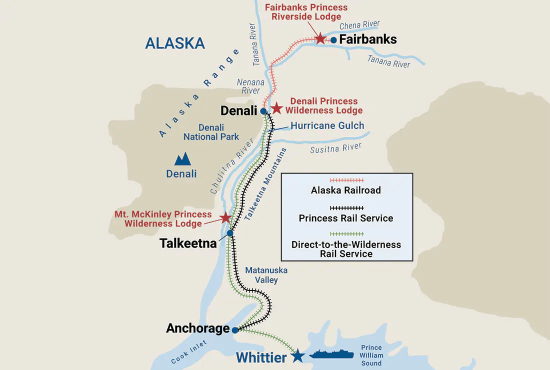 Luxury Dome-Train to Denali: 5-Day Denali & Talkeetna Rail Escape