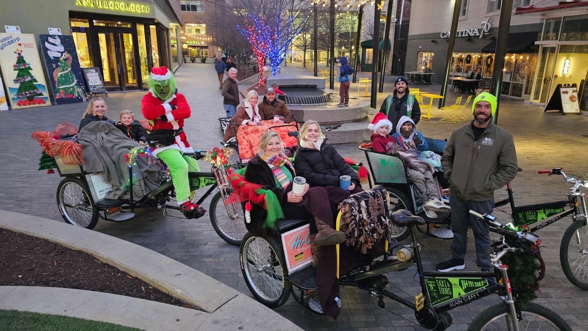 Experience the Magic of Greenville’s GBT Christmas Tour: Festive Pedi-Sleigh Adventures