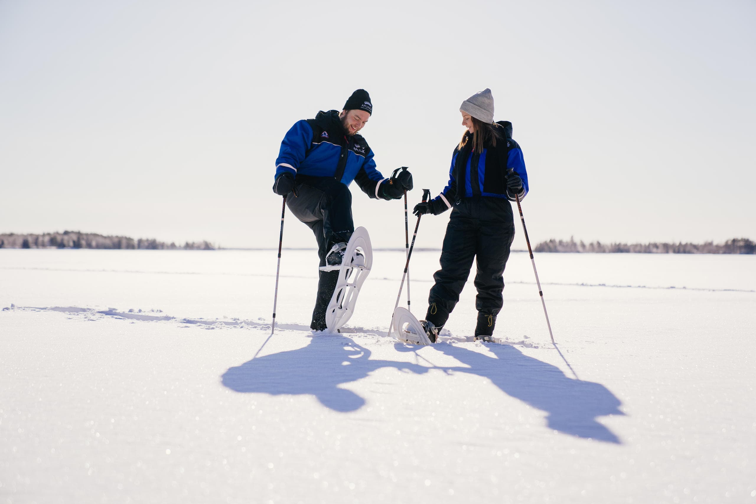 Snowshoe Wilderness Tour at Apukka Resort in Rovaniemi