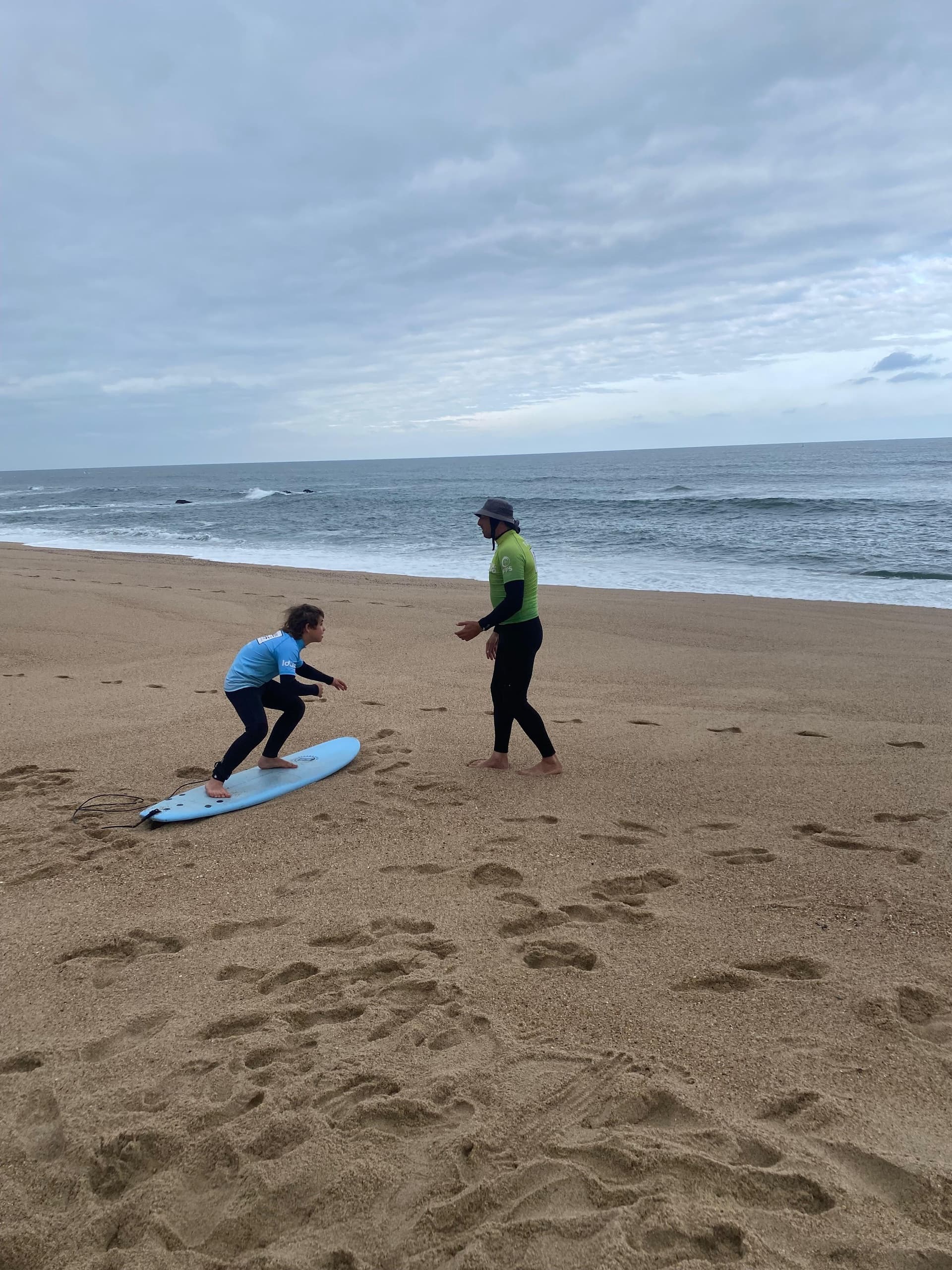 Private Surf Lessons in Gaia with Malibu Escola de Surf