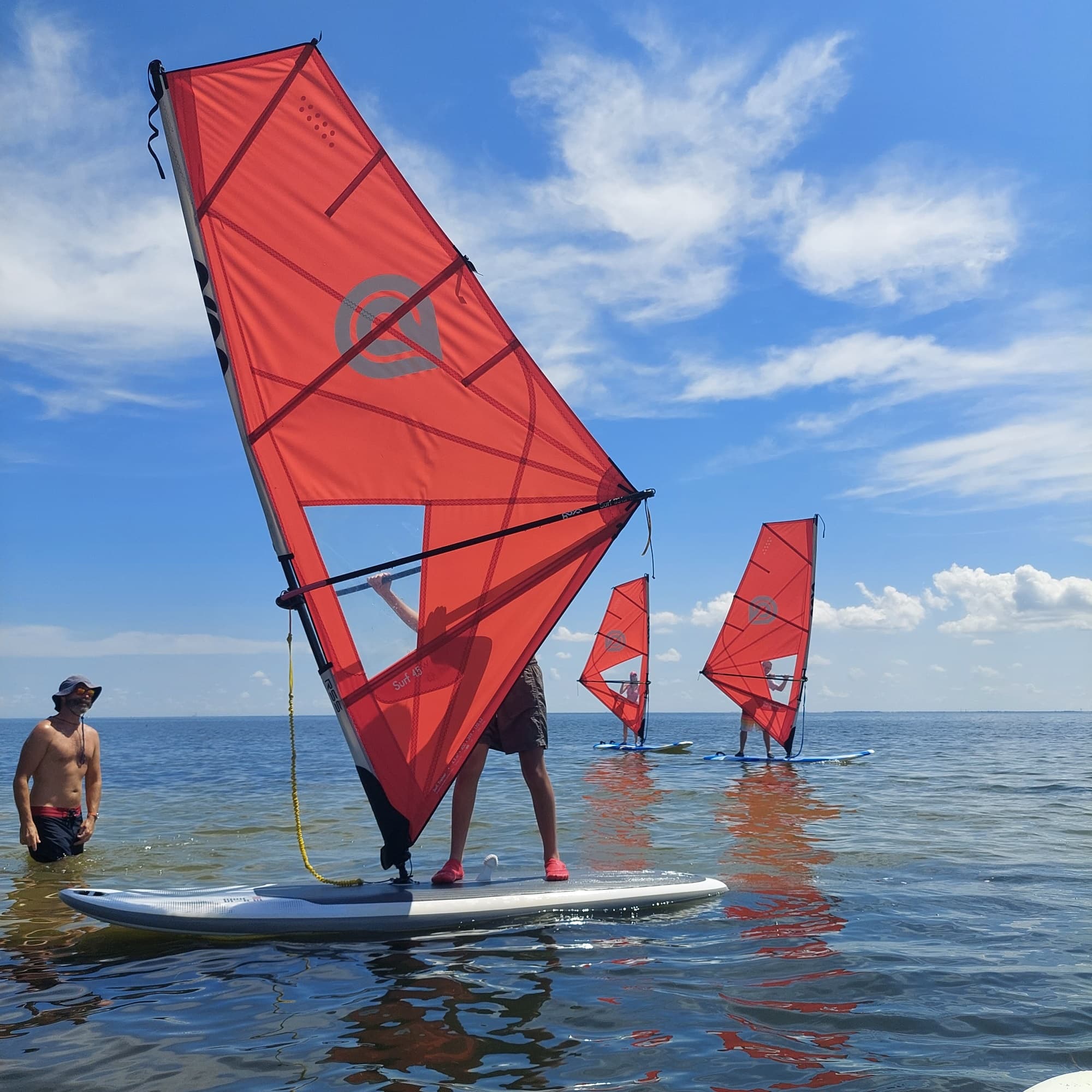 Windsurfing Lessons at North Beach Windsurfing in St. Pete Beach