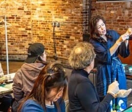 Nerikiri Wagashi Workshop in East Village — Make Morning Glories, Hibiscus & Hozuki photo 2