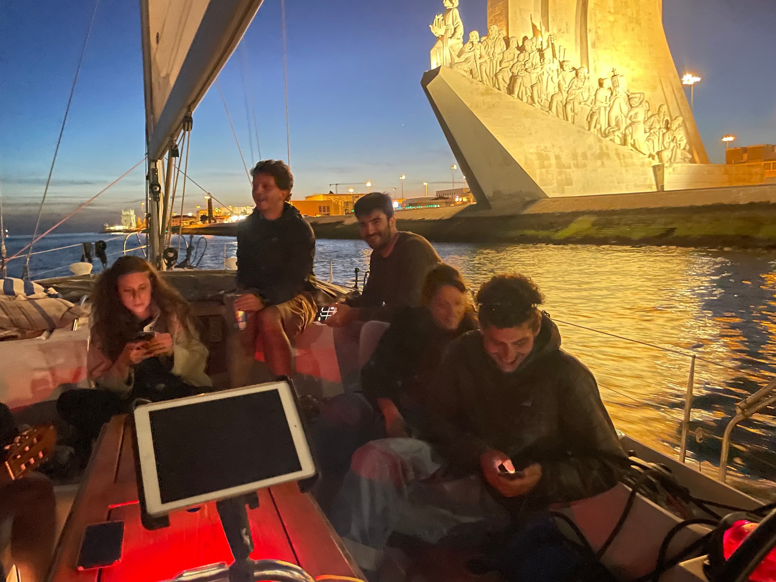 Lisbon Boats Night Sail on the Tejo River