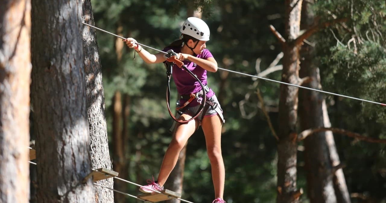 Family Tree & Kayaking Adventure at Pirineus Parc Aventura