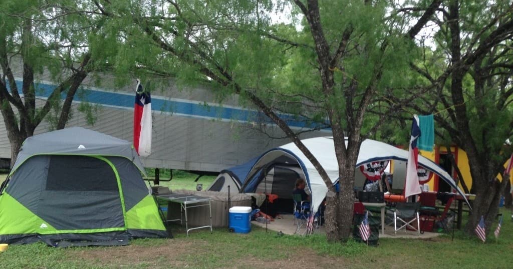 Campsites at Shanty Tubes - Guadalupe River Adventures