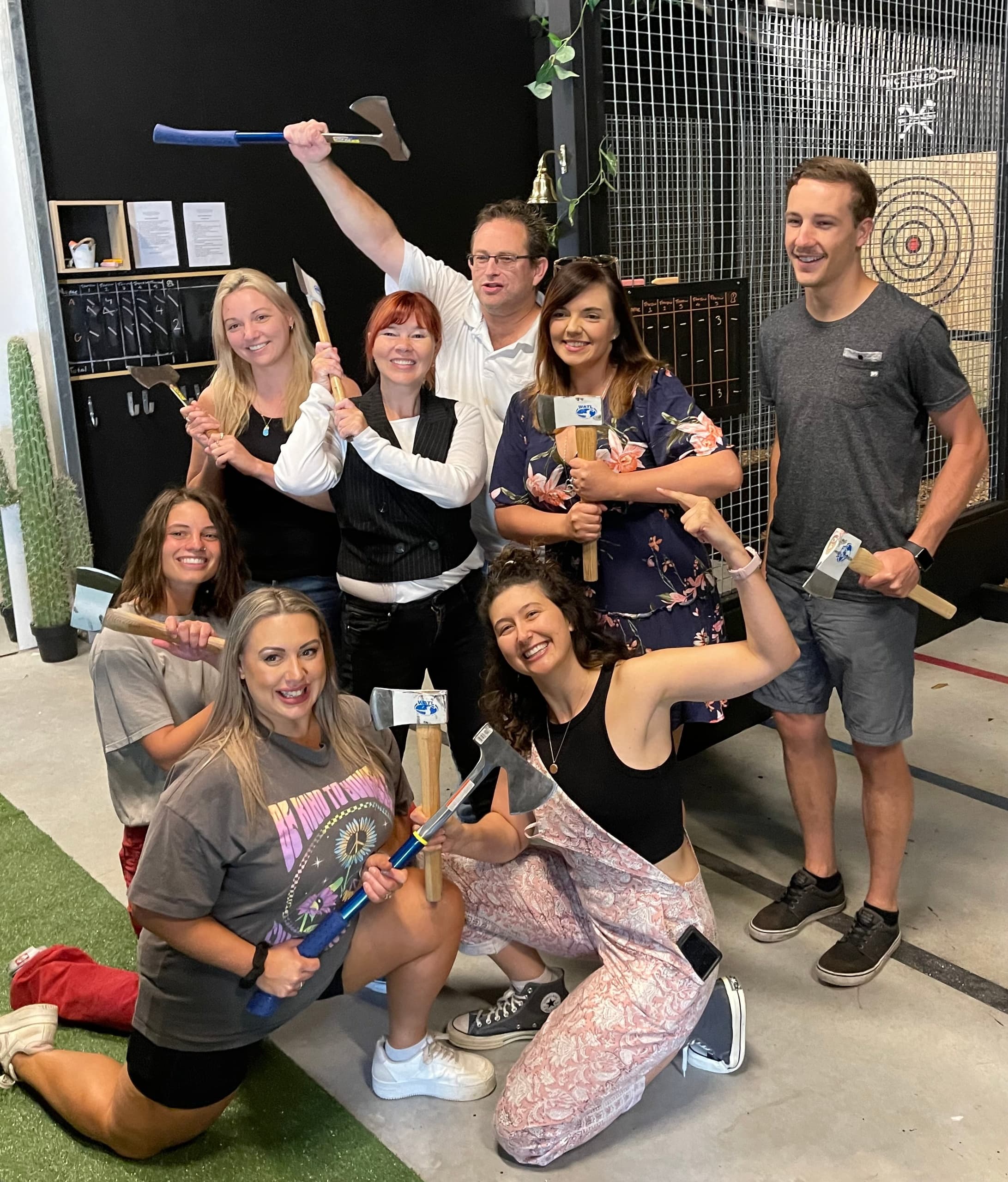 Axe Throwing Thrills at Sutton Estate Hunter Valley