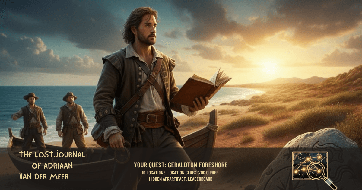 Geraldton Foreshore Quest: Solve the Lost Journal of Adriaan van der Meer