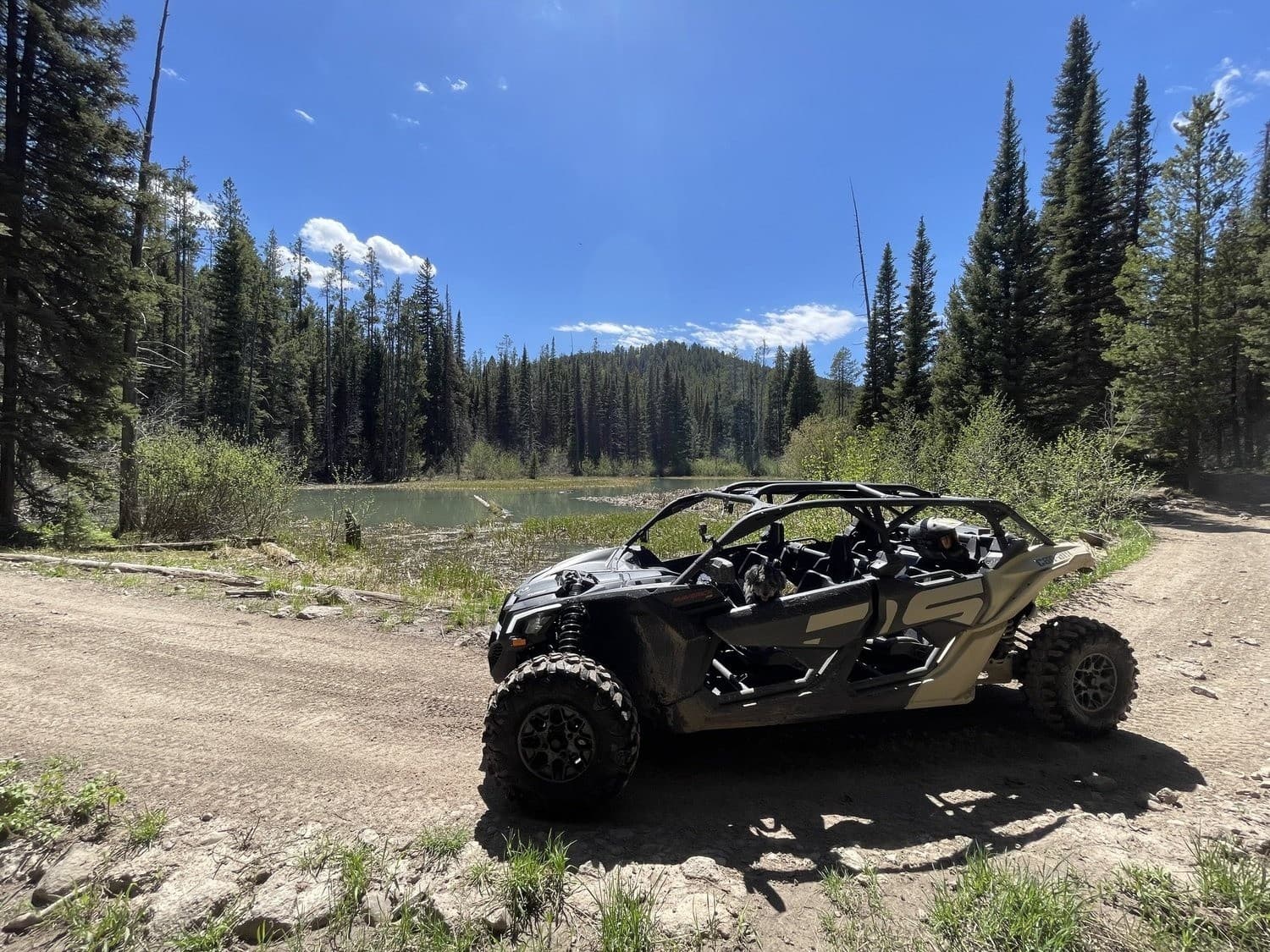 Drive the Tetons: 4-Seat Can-Am Maverick UTV Rentals from Driggs to Alpine Lakes