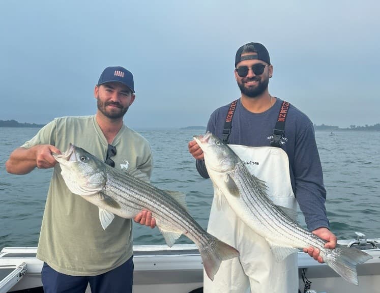 Morning Striped Bass Chase: 5-Hour Boston Harbor Charter with Captain Jake