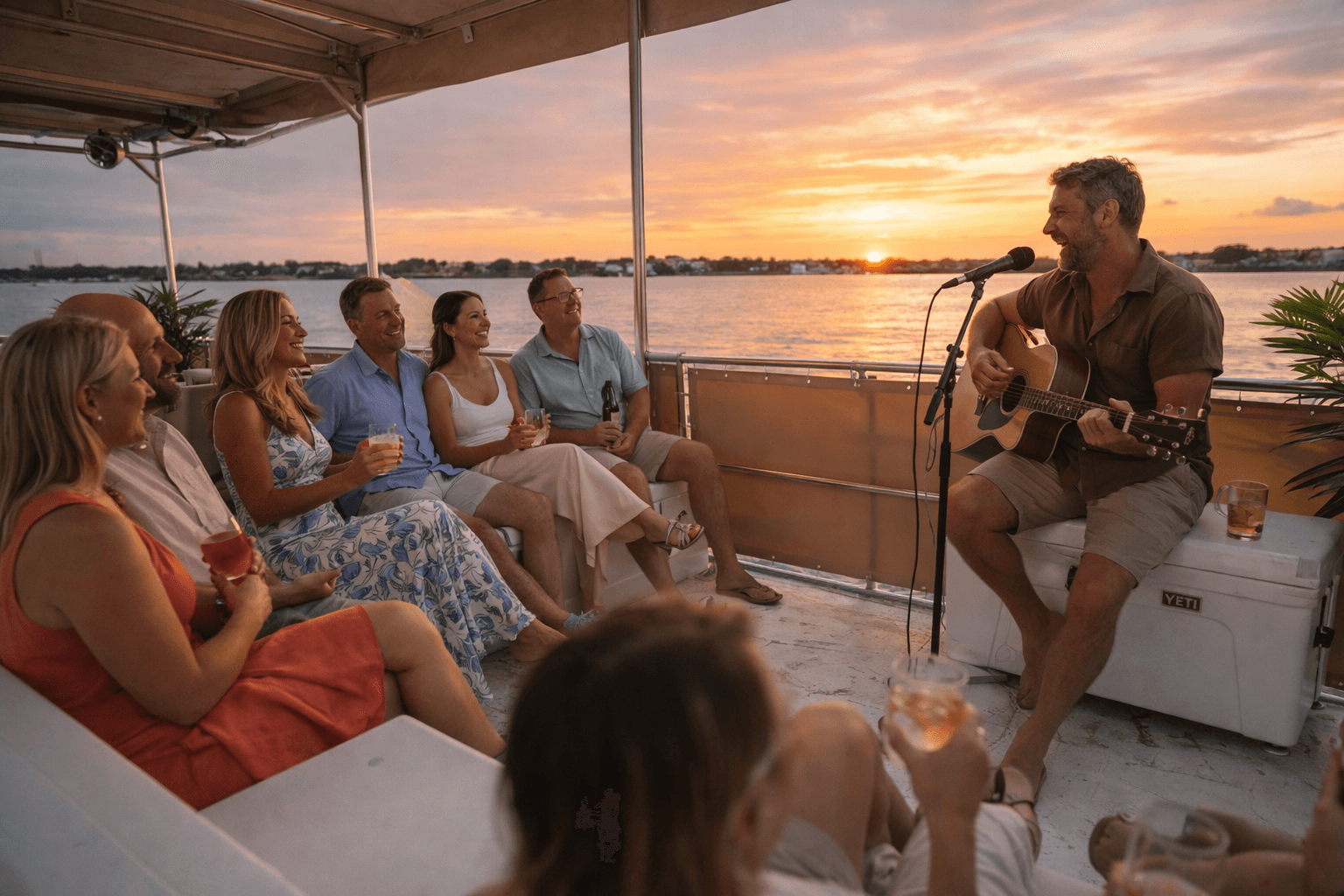 Live Music Sunset Cruise on The Salty Palm in Cape May