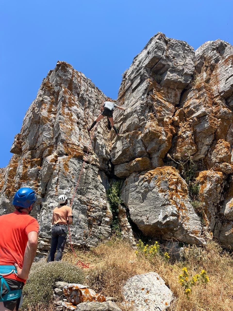 Vouni Cliffs Rock Climbing & Abseiling — 4-Hour Sea-View Adventure on Andros