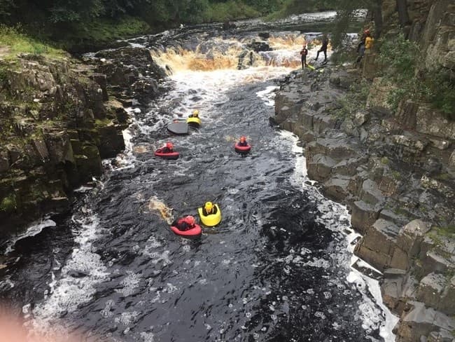 Water Adventures with Keswick Adventures at High Force Waterfall