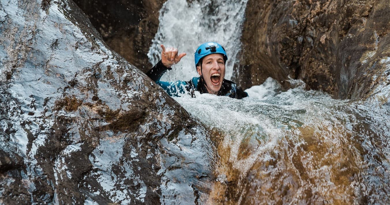 Canyoning in Banff with Adrenaline Canyoning