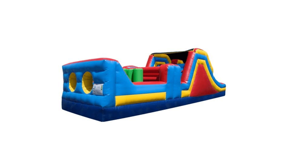 Inflatable obstacle course rental for outdoor parties and events