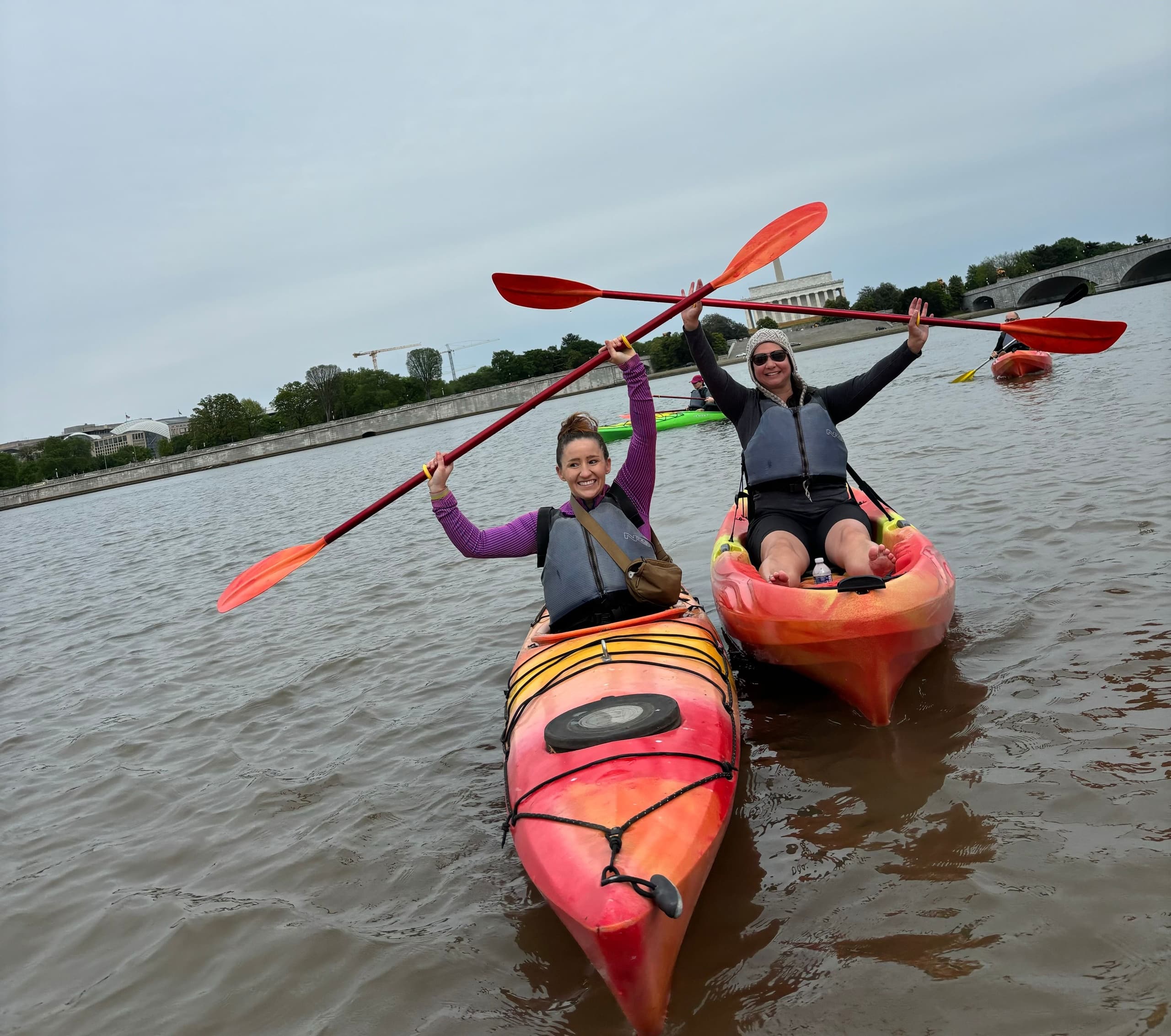 Single Kayak Rental at Key Bridge, Washington DC
