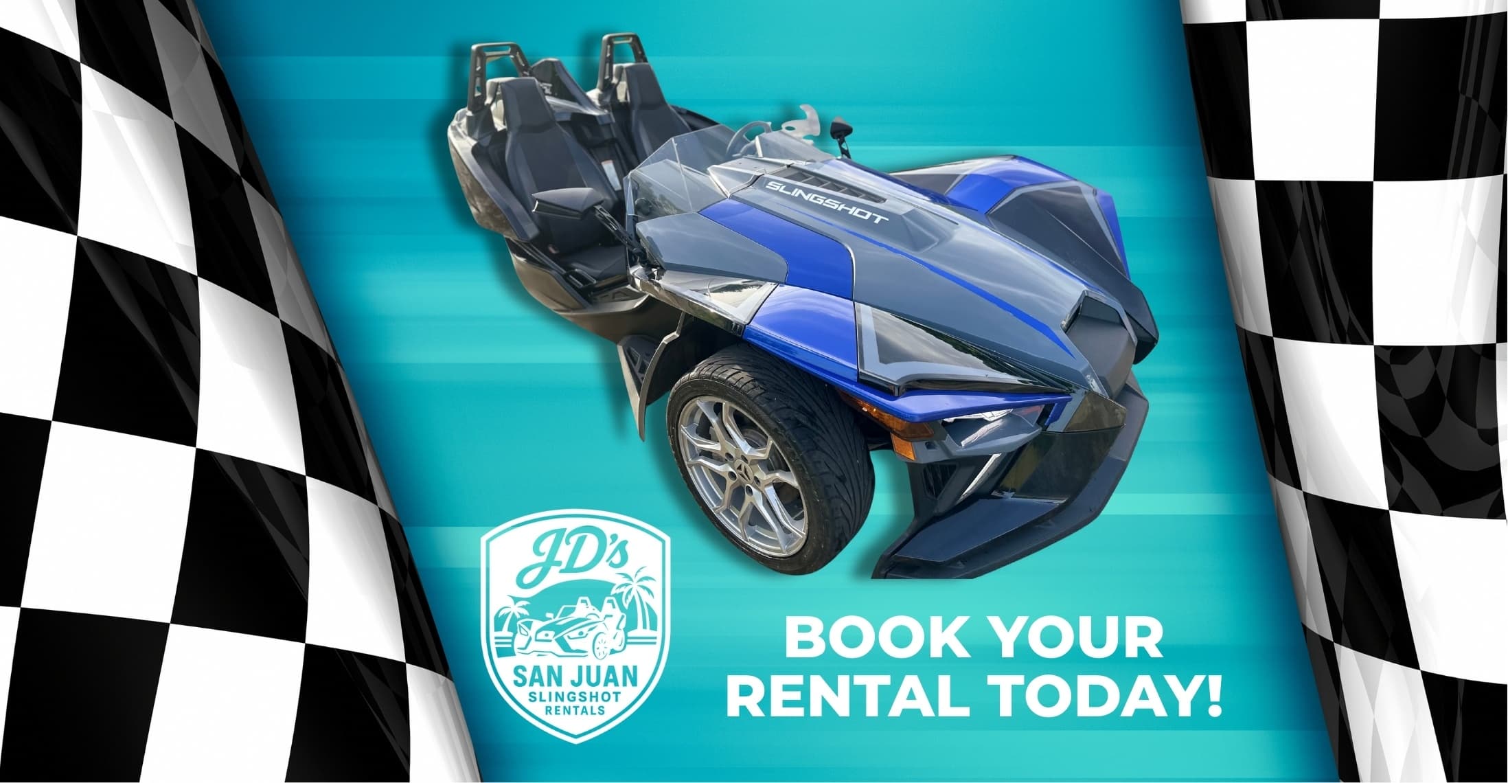 Land Adventures with Blue Polaris Slingshot Rental in Puerto Rico