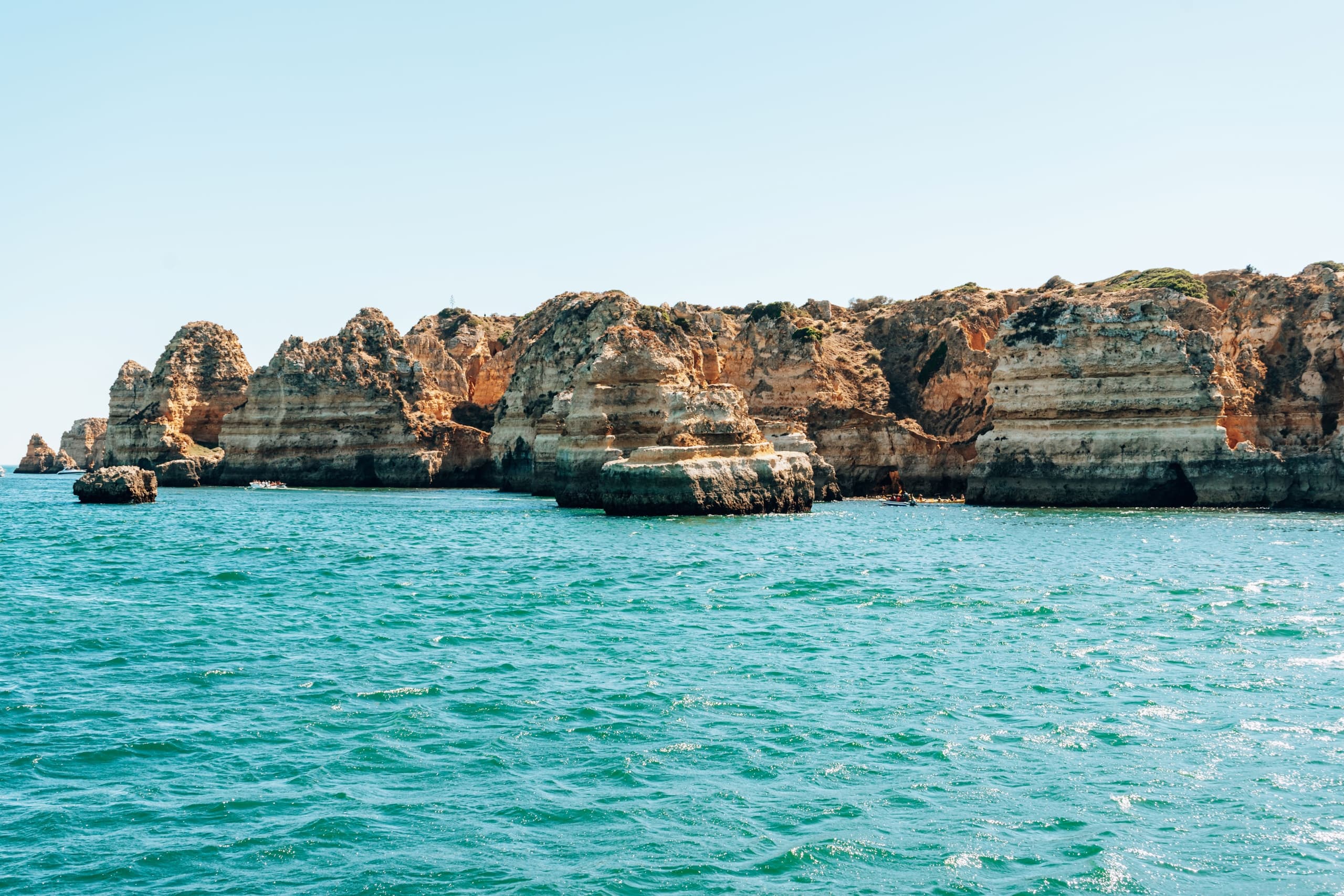 Golden Cliffs & Secret Grottos: Lagos Grotto Boat Tour photo 3