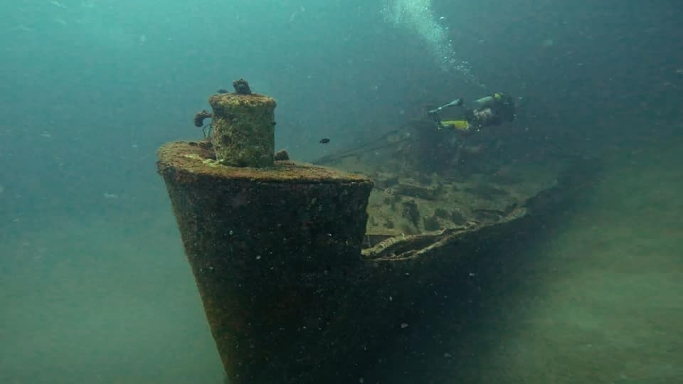 Wreck Diving with Big Blue Dive Boat in the Reef Atlanta