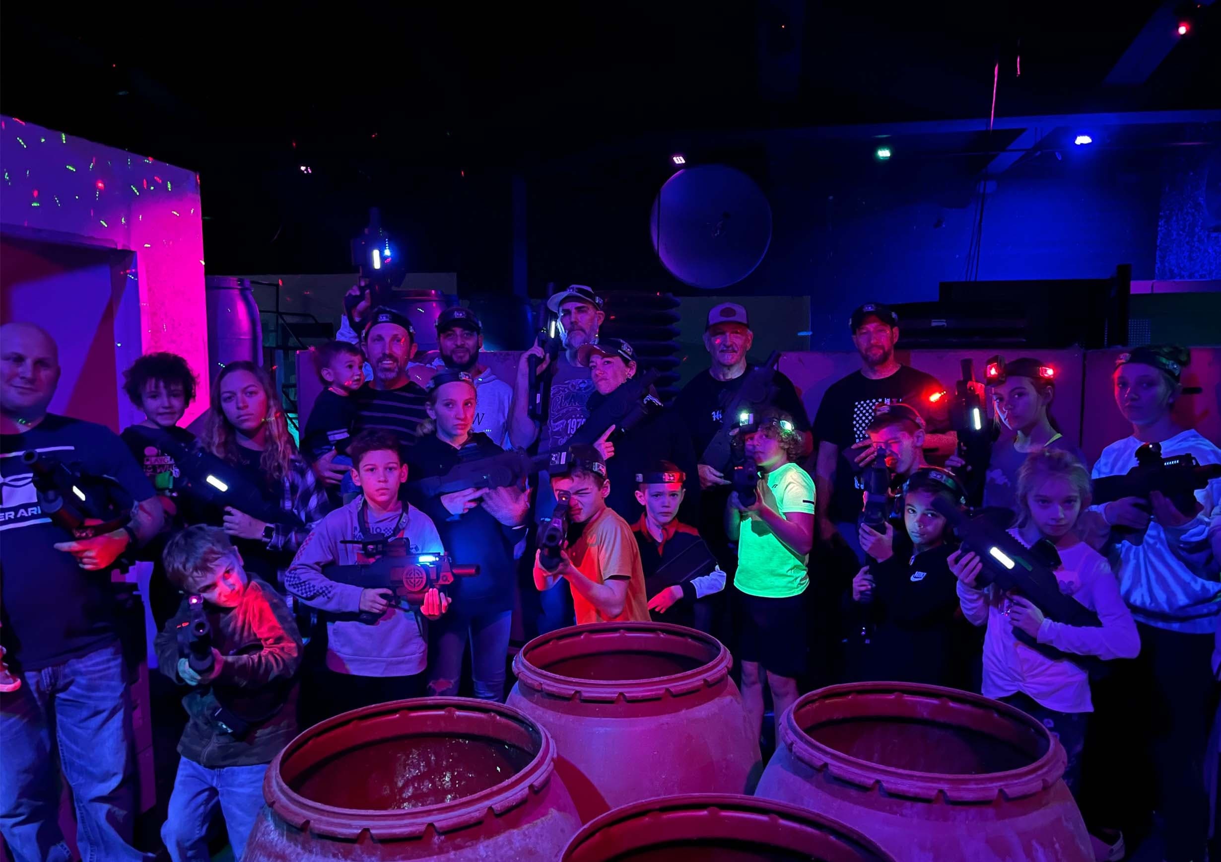 Laser Tag Action at Warpaint International in Salem, OR