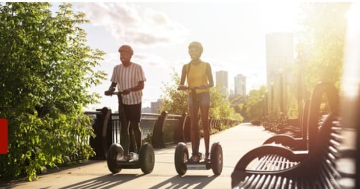 Urban Water Activities: Edmonton River Valley Segway Tour