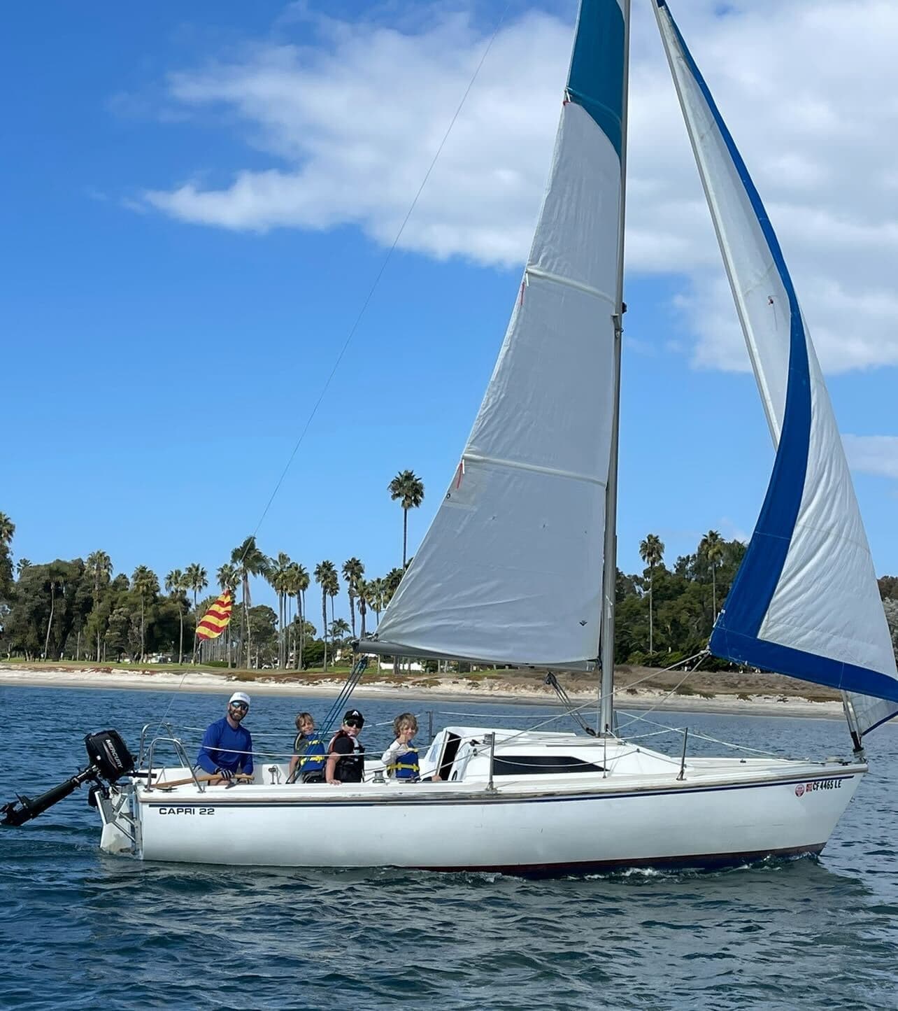 ASA 101 Basic Keelboat Sailing in San Diego Bay