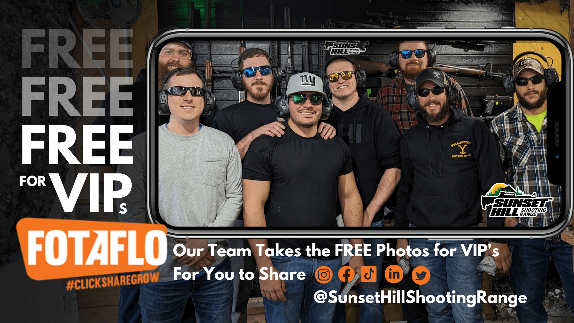 Sunset Hill Shooting Range team